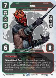 Maul - Master of the Shadow Collective
