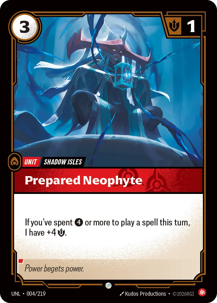 Prepared Neophyte