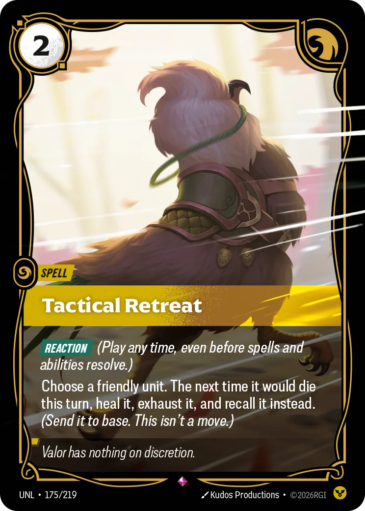 Tactical Retreat