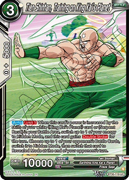 Tien Shinhan, Training on King Kais Planet