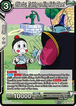 Chiaotzu, Training on King Kais Planet