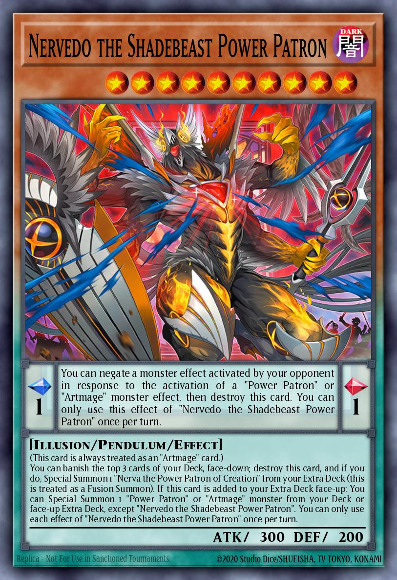 Nervedo the Shadebeast Power Patron