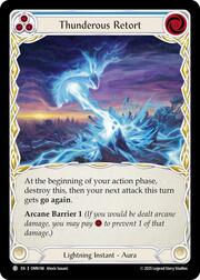 Thunderous Retort - Blue