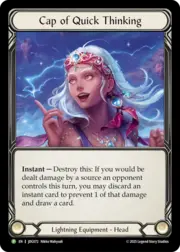 Cap of Quick Thinking