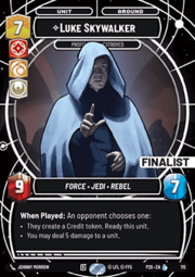 Luke Skywalker, Profit or Be Destroyed