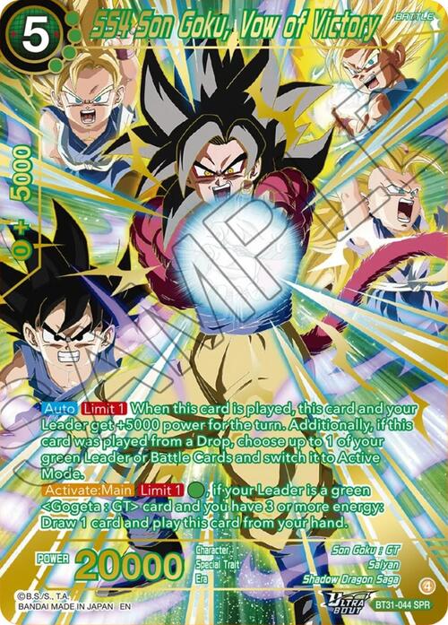 SS4 Son Goku, Vow of Victory