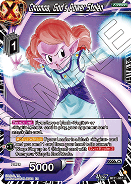 Chronoa, Gods Power Stolen