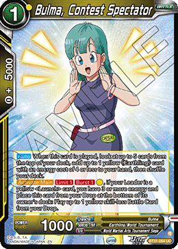 Bulma, Contest Spectator