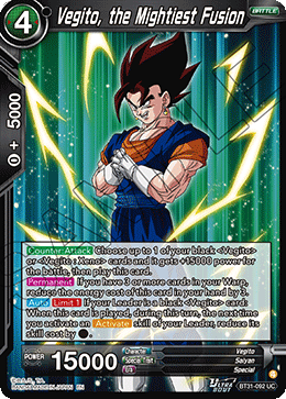 Vegito, the Mightiest Fusion
