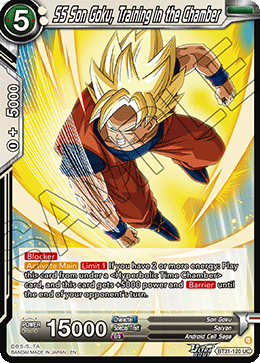 SS Son Goku, Training in the Chamber