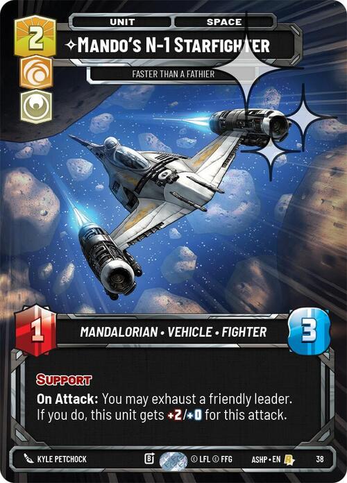 Mando's N-1 Starfighter - Faster than a Fathier