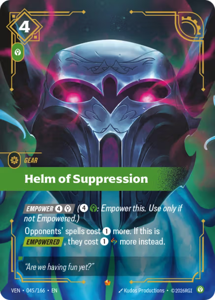 Helm of Suppression