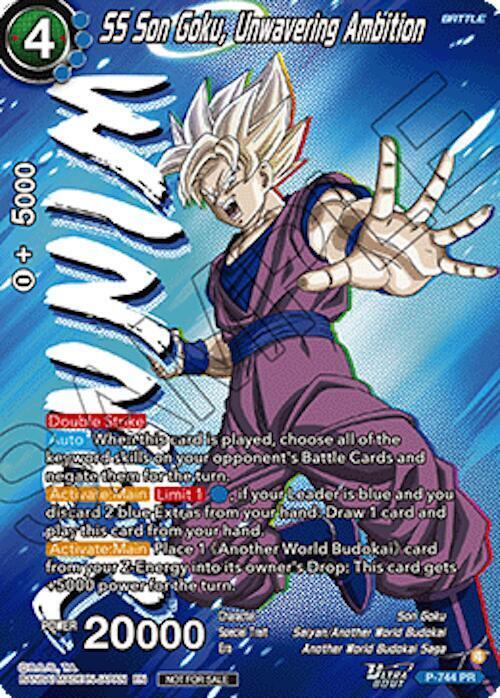 SS Son Goku, Unwavering Ambition