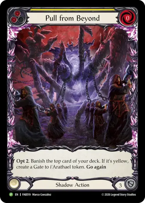 Pull from Beyond - Yellow