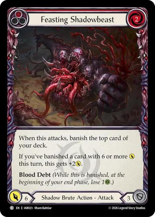 Feasting Shadowbeast - Red