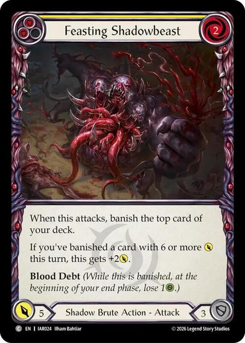 Feasting Shadowbeast - Yellow