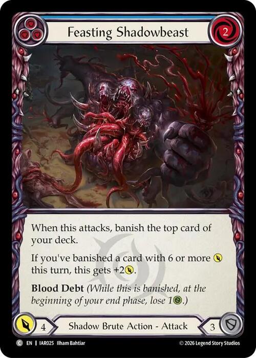 Feasting Shadowbeast - Blue