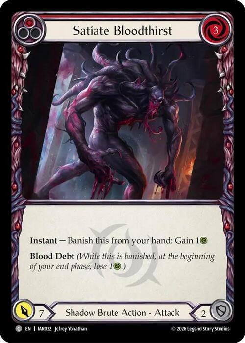Satiate Bloodthirst - Red
