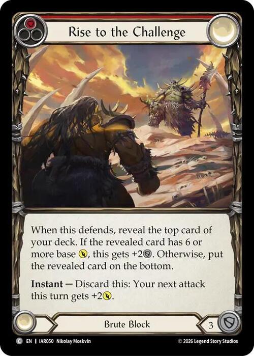 Rise to the Challenge - Red