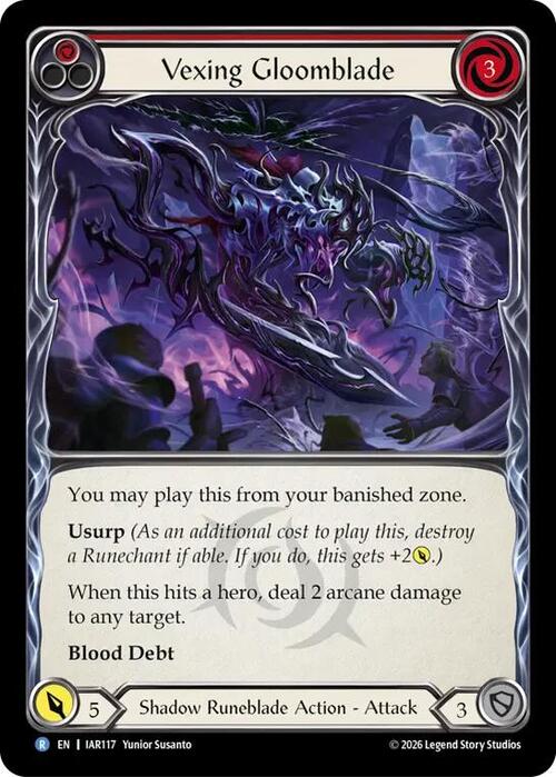 Vexing Gloomblade - Red