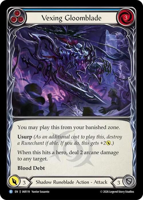 Vexing Gloomblade - Blue