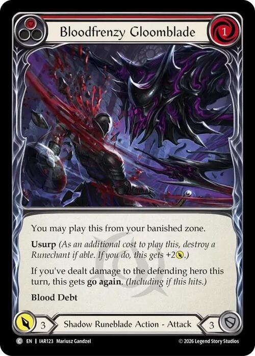 Bloodfrenzy Gloomblade - Red