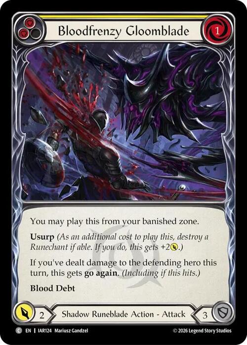 Bloodfrenzy Gloomblade - Yellow