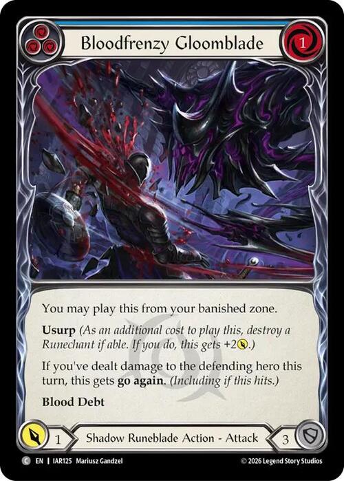 Bloodfrenzy Gloomblade - Blue