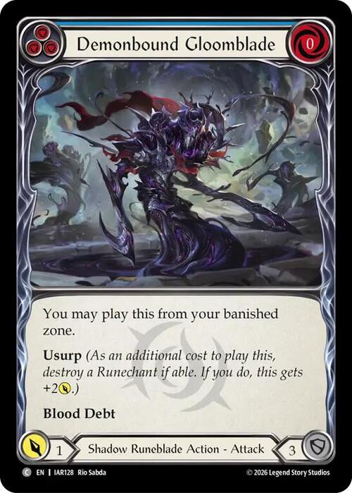 Demonbound Gloomblade - Blue