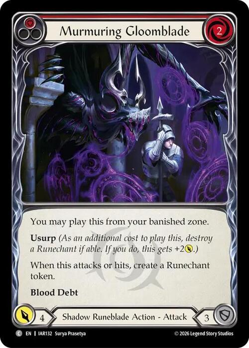 Murmuring Gloomblade - Red