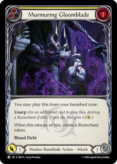 Murmuring Gloomblade - Yellow
