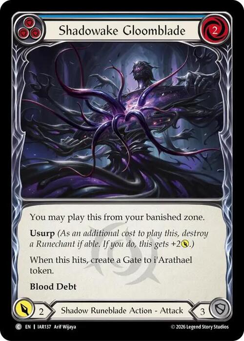Shadowake Gloomblade - Blue