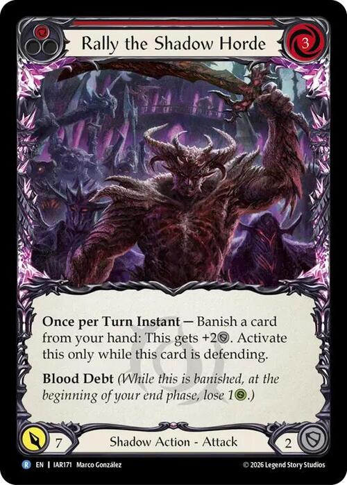 Rally the Shadow Horde - Red