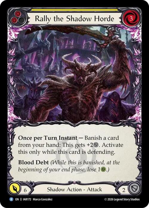 Rally the Shadow Horde - Yellow
