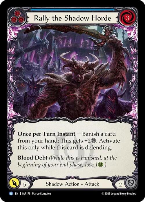 Rally the Shadow Horde - Blue