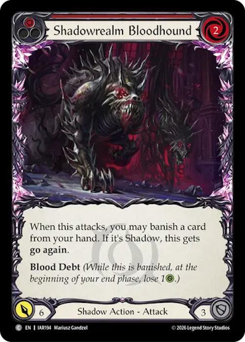Shadowrealm Bloodhound - Red