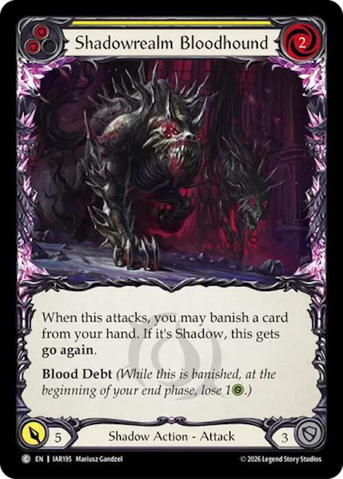 Shadowrealm Bloodhound - Yellow
