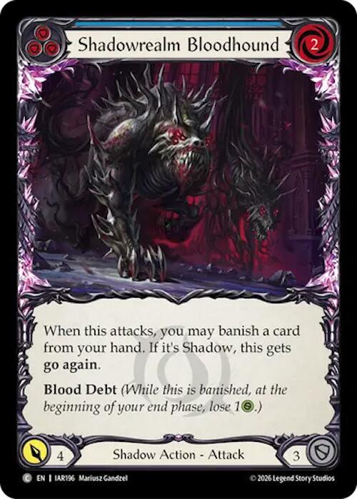 Shadowrealm Bloodhound - Blue