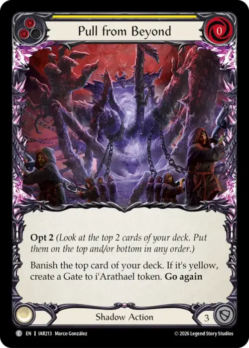 Pull from Beyond - Yellow