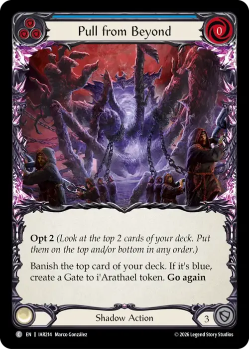 Pull from Beyond - Blue