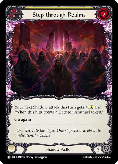 Step through Realms - Yellow