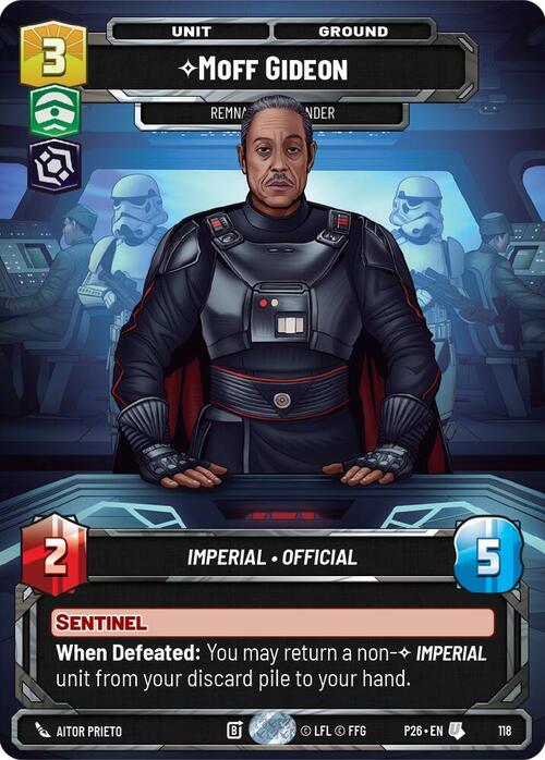 Moff Gideon - Remnant Commander