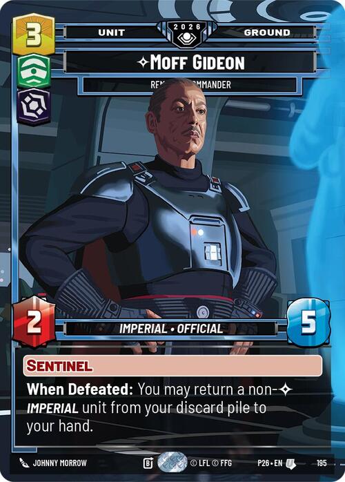 Moff Gideon - Remnant Commander