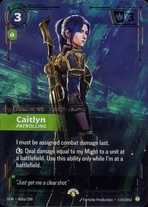 Caitlyn - Patrolling