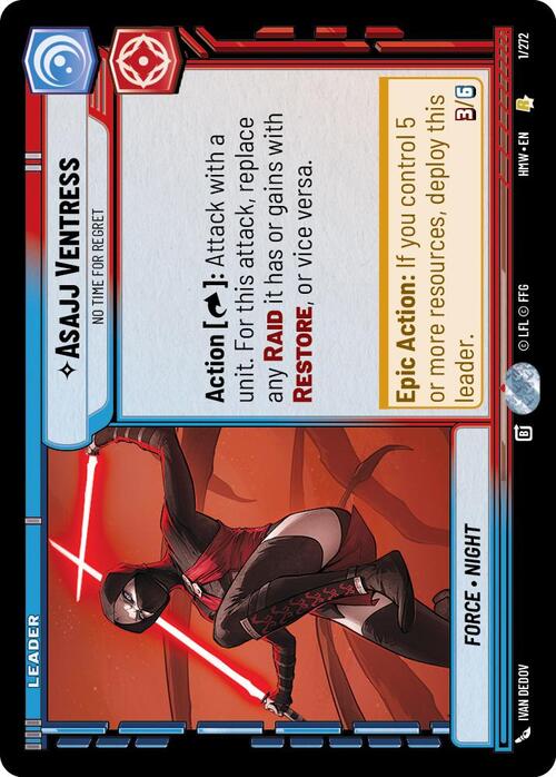 Asajj Ventress - No Time For Regret