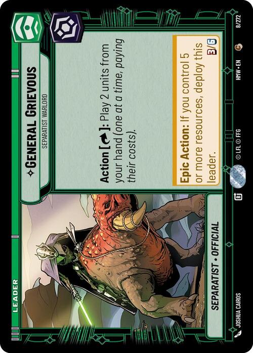 General Grievous - Separatist Warlord