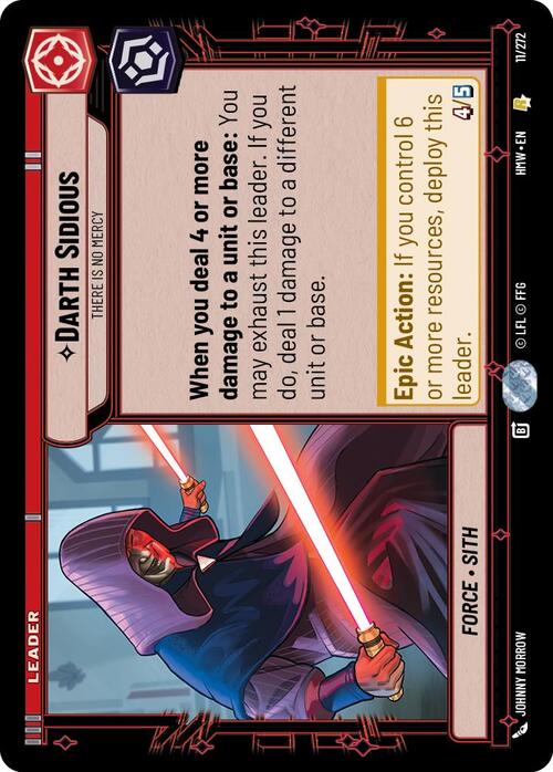 Darth Sidious - There Is No Mercy