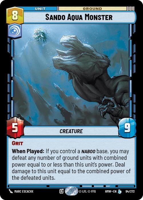 Sando Aqua Monster
