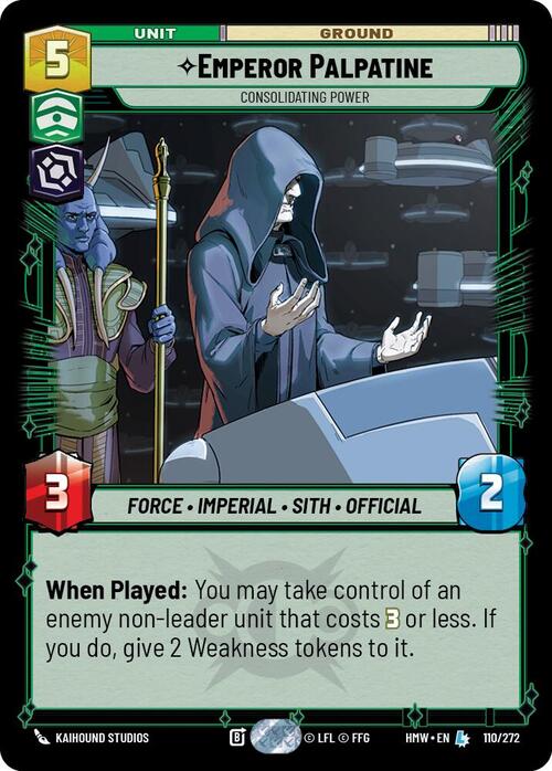 Emperor Palpatine - Consolidating Power