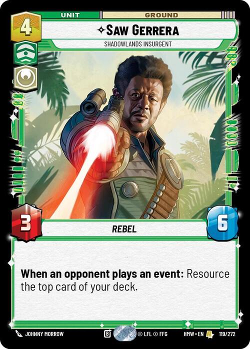 Saw Gerrera - Shadowlands Insurgent